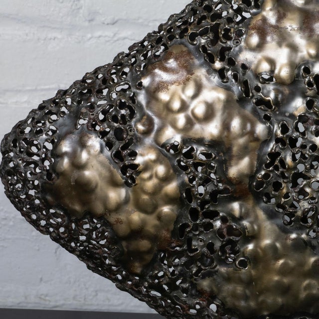 Rare Brutalist Table Lamp by Fantoni For Sale - Image 12 of 12