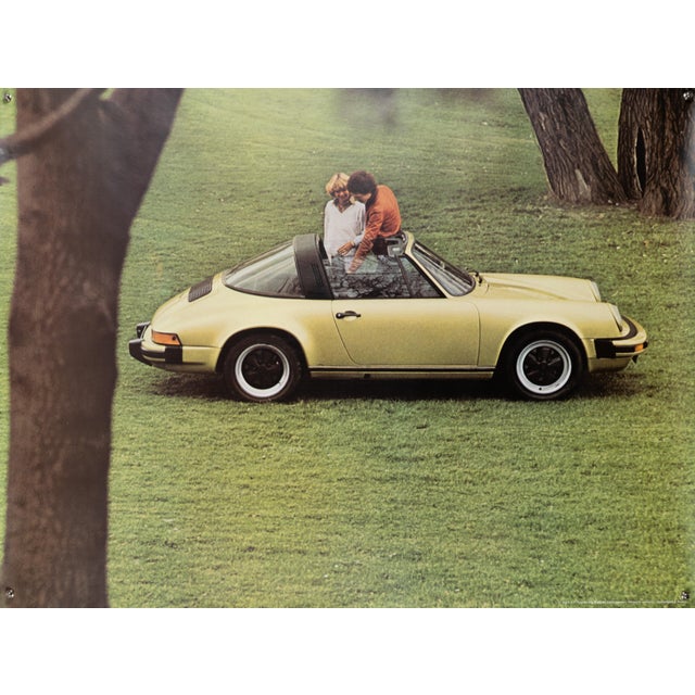 Porsche 911 Poster from Strenger Advertising Agency, 1970s For Sale - Image 9 of 9