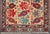 Measures: 2'5 x 3. Vintage Turkish Oushak Rug with Bold Red, Blue, and Gray Tribal Motifs. Keivan Woven Arts / rug MSD-3,...