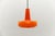 Vintage Orange Glass Hanging Lamp from Peill & Putzler, 1960s For Sale - Image 10 of 10