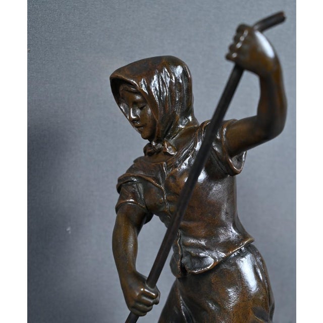 Grisard, The Haymaker, 1930, Bronze For Sale - Image 14 of 18