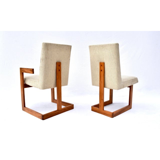1970s Vladimir Kagan, Prudential Chairs, Rosewood, Kagan-Dreyfuss, Inc, 1970s For Sale - Image 5 of 9