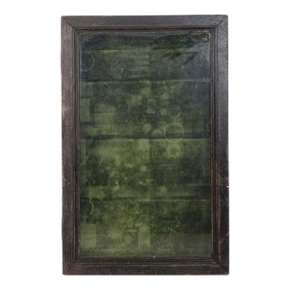 Mid 20th Century European Wall Mount Wood Vitrine Showcase For Sale