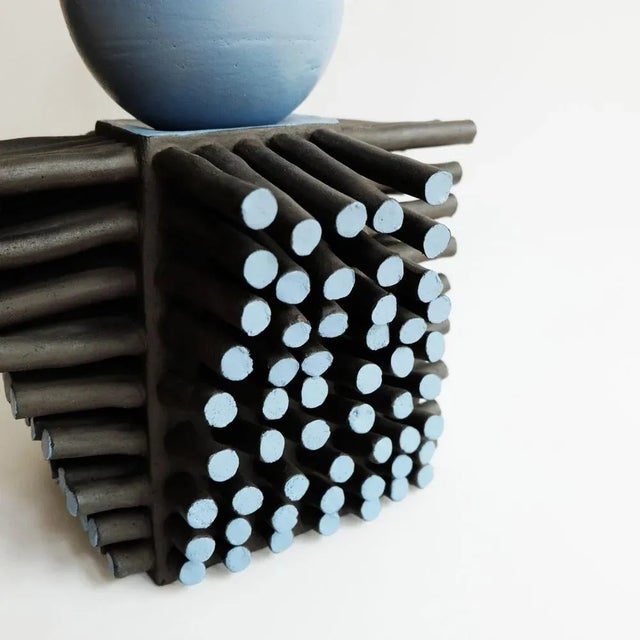 Baso Clay Lamp by Ia Kutateladze For Sale - Image 4 of 6