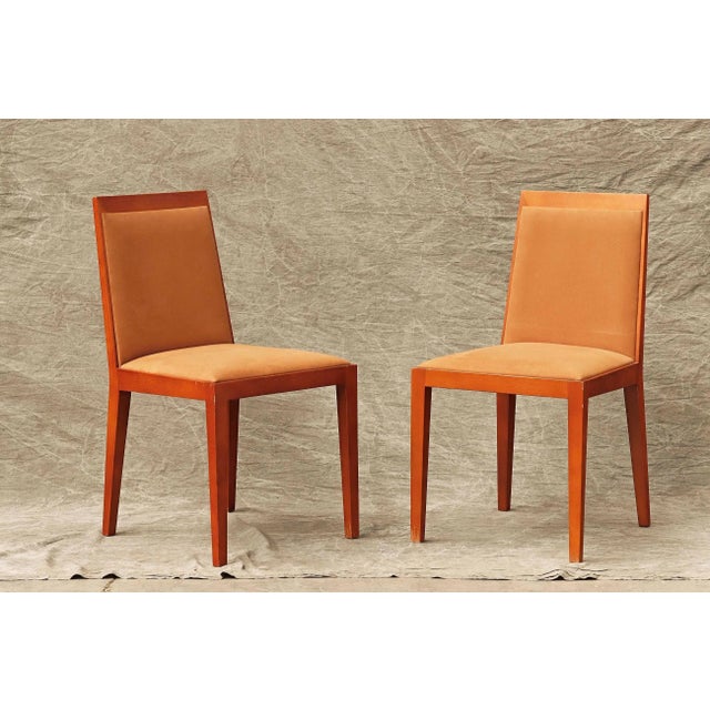 Brown Set of Moody Chairs by Andreu World For Sale - Image 8 of 8