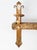 Metal 1960s Mid-Century Modern Spanish Brutalist Gilt Iron Wall Sconce, Pierced Torch Candle Light For Sale - Image 7 of 8