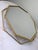 Modern Octagonal Lattice Frame Gold Mirror For Sale - Image 4 of 8