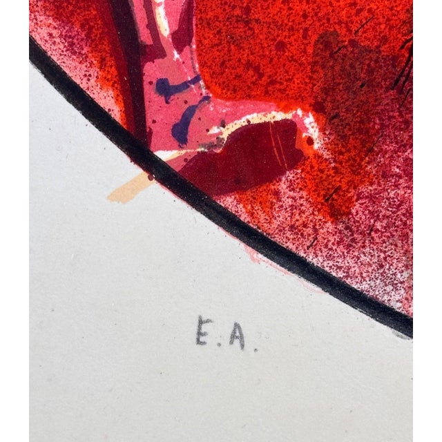 1969 Dali Astonauts Hand Signed Numbered Lithograph Surreal Rare Art For Sale - Image 4 of 5