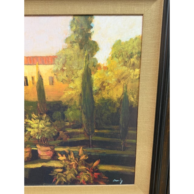 Brown Philip Craig Verona Garden in Tuscany Giclee, Signed For Sale - Image 8 of 12