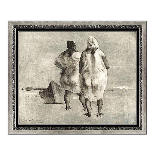 1970s Mujeres Frente al Mar, Francisco Zúñiga For Sale