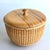 Wood Nathan Taylor Nantucket Woven Basket Jar With Ash Wood Lid For Sale - Image 7 of 15