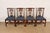 A gorgeous set of four Georgian or Chippendale style side chairs or dining chairs In the manner of Baker Furniture USA,...