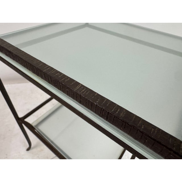 French Two-Tier Side Tables in Wrought Iron, 1970s, Set of 2 For Sale - Image 9 of 14