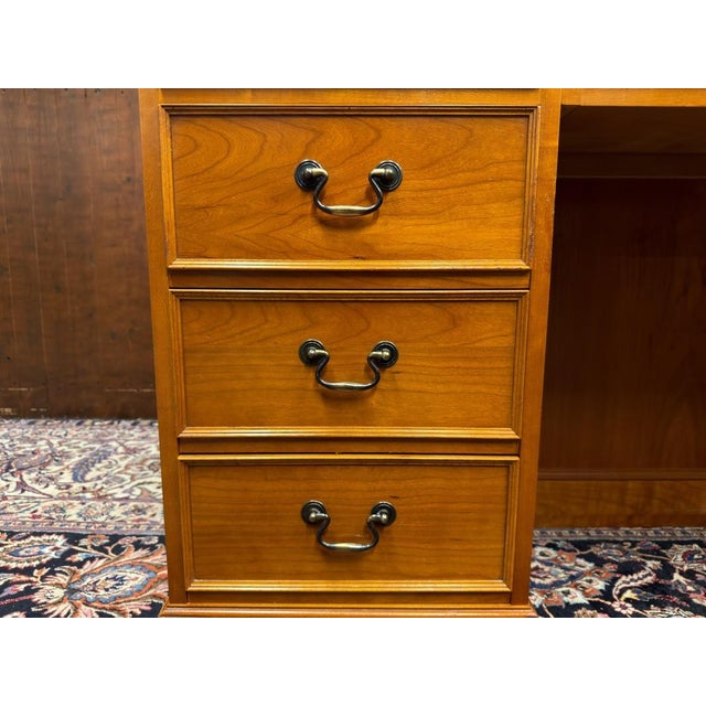 English Chesterfield Corner Desk For Sale - Image 14 of 18