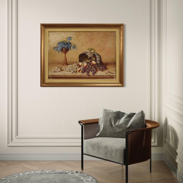 Still Life, 1970, Oil on Canvas For Sale - Image 3 of 15
