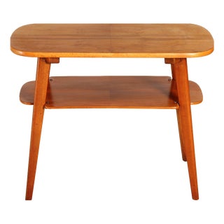 Mid-Century Modern Walnut Magazine Rack, 1960s For Sale