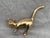 Brass Mid Century Cat Figure For Sale - Image 9 of 13