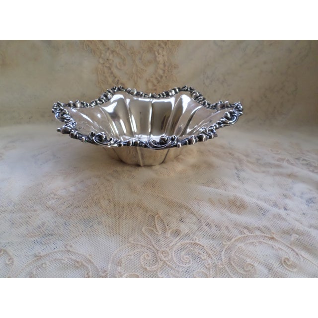 Art Nouveau Antique Art Nouveau Brainard Silver Co. Sterling Ornate Bow 11.5" X 3.5" For Sale - Image 3 of 13