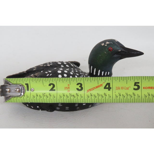 Heritage Artists Mini Loon Bird Made in Canada Hand Painted Resin Figure 4521b For Sale - Image 9 of 10