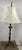 Antique Brass and Onyx Table Lamp with Fabric Shade from Unbekannt, 1930s For Sale - Image 4 of 13