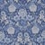 English Sample - Boråstapeter Dahlia Garden Fabric In Blue And White For Sale - Image 3 of 5