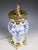Metal Victorian Belgian Blue and White Faience Oil Lamp, 1880 For Sale - Image 7 of 14