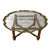 1970s English Oak Barley Twist Cocktail Table Michael Taylor Baker Furniture For Sale