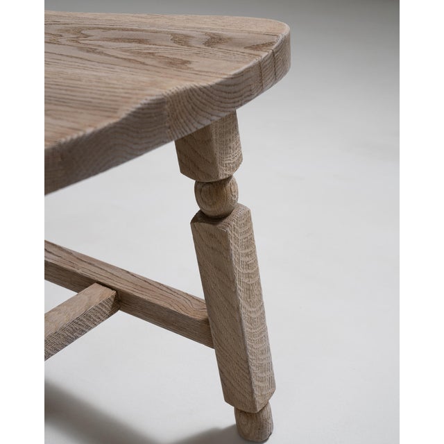 Set of Six Oak Dining Chairs, Antique, France, Circa 1970 For Sale In Greensboro - Image 6 of 13