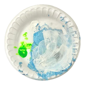 Circle Palette #3 Abstract Painting