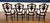 Set of Four Inlaid Shieldback Dining Chairs With Arms - Showroom Samples For Sale In Atlanta - Image 6 of 12