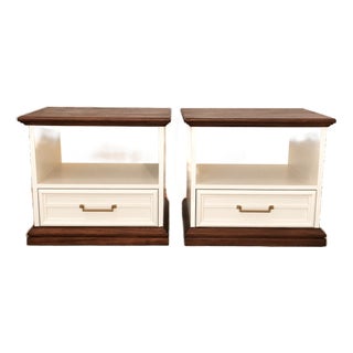 Pair of Vintage 1969 Drexel Advent Nightstands For Sale