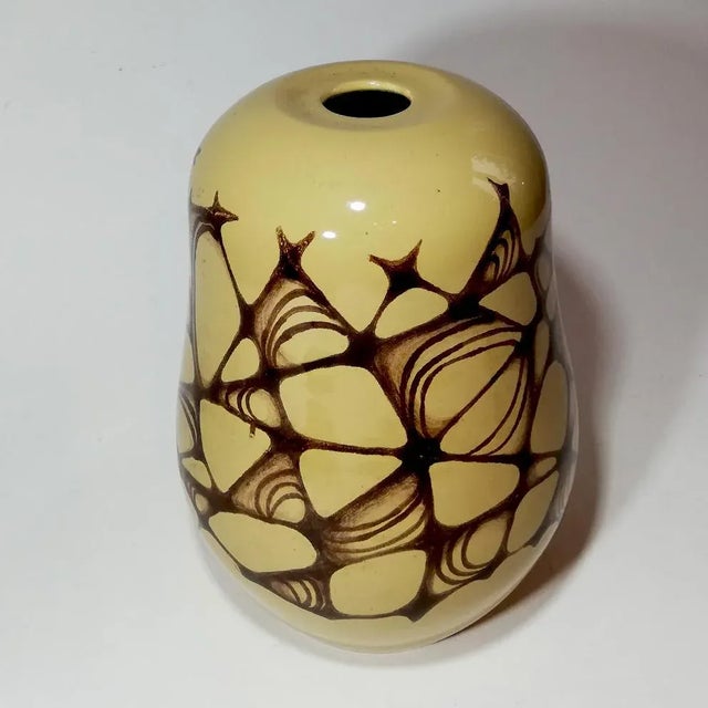 Ceramic Mid-Century Italian Ceramic Vase from Istituto d'Arte Faenza For Sale - Image 7 of 8