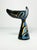 2010s Northwest First Nation Blue Black Hand Carved Painted Formline Whale Tail For Sale - Image 5 of 8