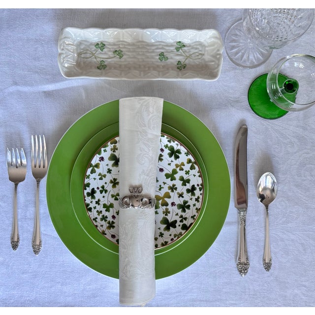 Made in Ireland Vintage Silver Plated Claddagh Motif Napkin Rings - Set of 6 For Sale - Image 10 of 10