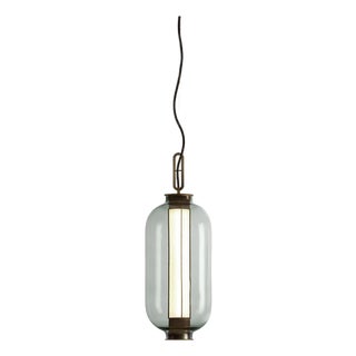 Bronze and Grey Glass Bai T Ba Ba Lamp by Neri & Hu for Parachilna For Sale