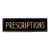Reverse Painted Glass Prescriptions Pharmacy Sign For Sale