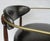 C.1950's Dan Johnson for Selig of Denmark, Walnut & Brass "Viscount" Accent/Lounge Chair With Brentano Textile For Sale - Image 14 of 18
