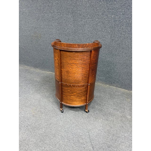 Victorian Quarter Sawn Oak Chair For Sale - Image 11 of 12