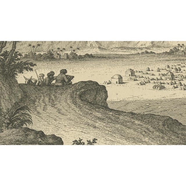 Mid 18th Century Norden, Tombs Near Esna, 1755, Copper Engraving, Paper For Sale - Image 5 of 11