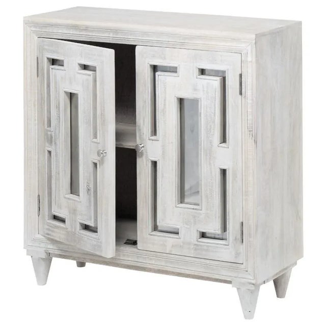 Traditional Square Accent Cabinet For Sale - Image 3 of 3
