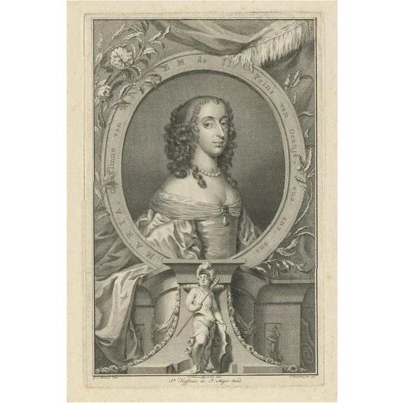 Queen Mary Henrietta Stuart, 1752, Paper For Sale - Image 10 of 10