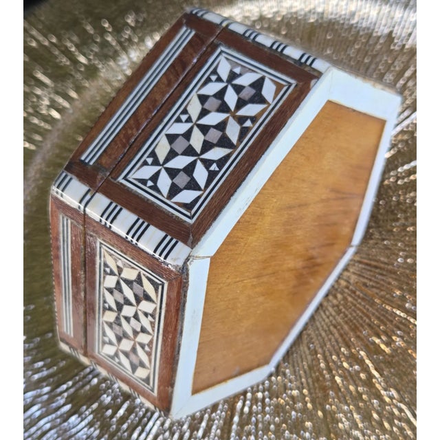 Mid 20th Century Persian Khatam Lidded Box For Sale - Image 15 of 18