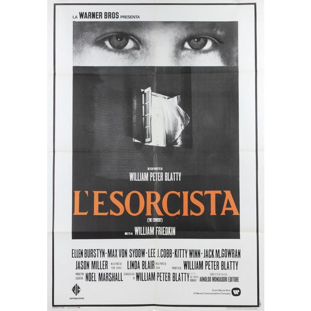 Vintage Italian The Exorcist Poster, 1970s For Sale - Image 3 of 7