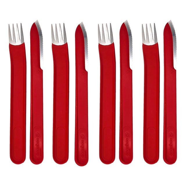 Casino Cutlery Service for 4 from Sedasco, France, 1970s, Set of 8 For Sale