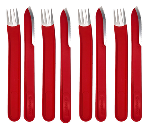 Casino Cutlery Service for 4 from Sedasco, France, 1970s, Set of 8