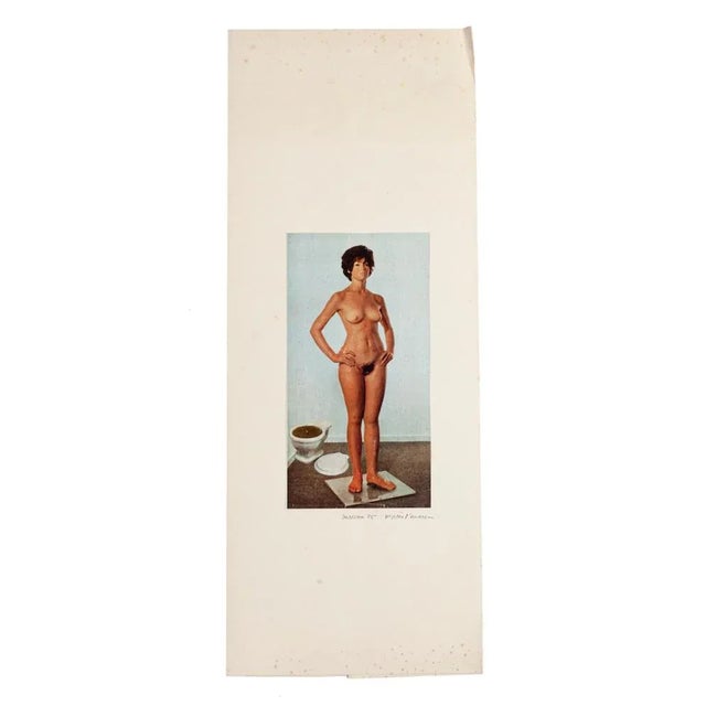 Nude is an original collage artwork, realized by sergio barletta in 1975. Hand-signed on the lower right and dated. Image...