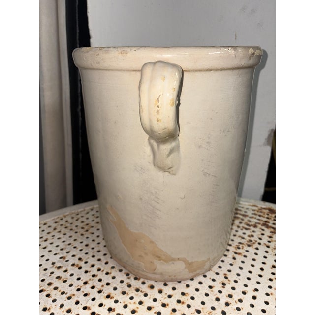 Apulian ceramic vase from Grottaglie, 33 cm wide, 34 cm deep, 25 cm deep