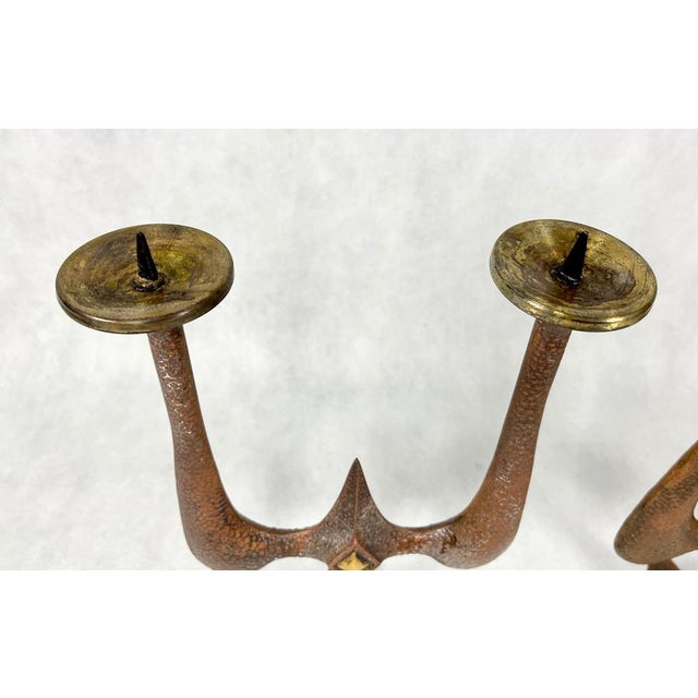 Polish Brutalist Candleholders, 1970s, Set of 2 For Sale - Image 14 of 16