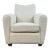 Modern Modern Natural Faux Shearling Teddy Club Chairs Pair For Sale - Image 3 of 7