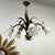 Petite Florentine style six-light chandelier. Functions as is with six E14 / 110 Volt light bulbs. Can take up to 40 Watts...
